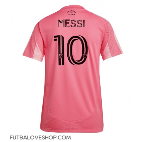 Dres Inter Miami Lionel Messi #10 Domáci pre Ženy 2025-26 Krátky Rukáv Dres Inter Miami Lionel Messi #10 Domáci pre Ženy 2025-26 Krátky Rukáv